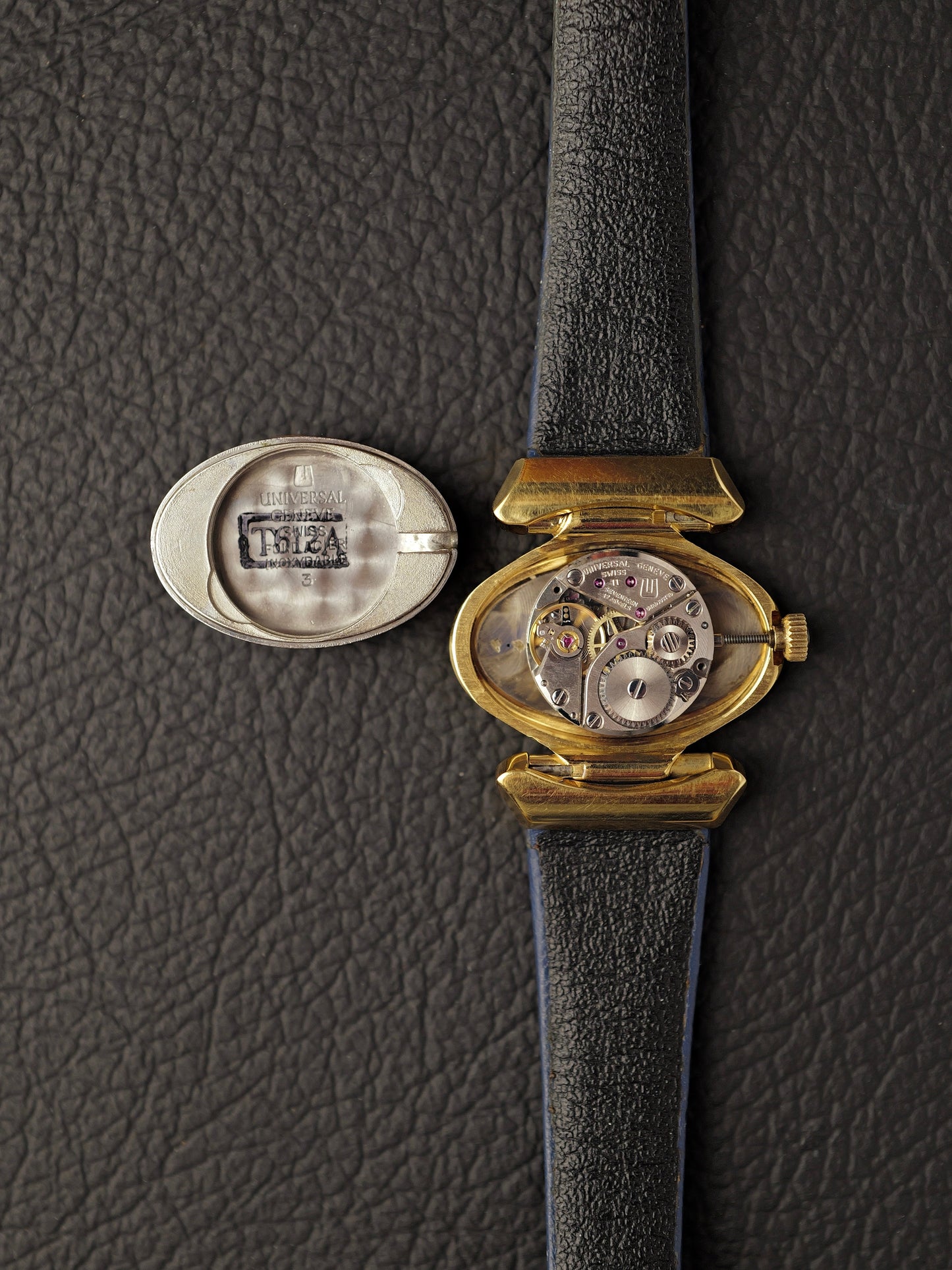 Universal Genève “Elongated Oval” Convertible Lugs Ref. 511626 (Circa 1970s)