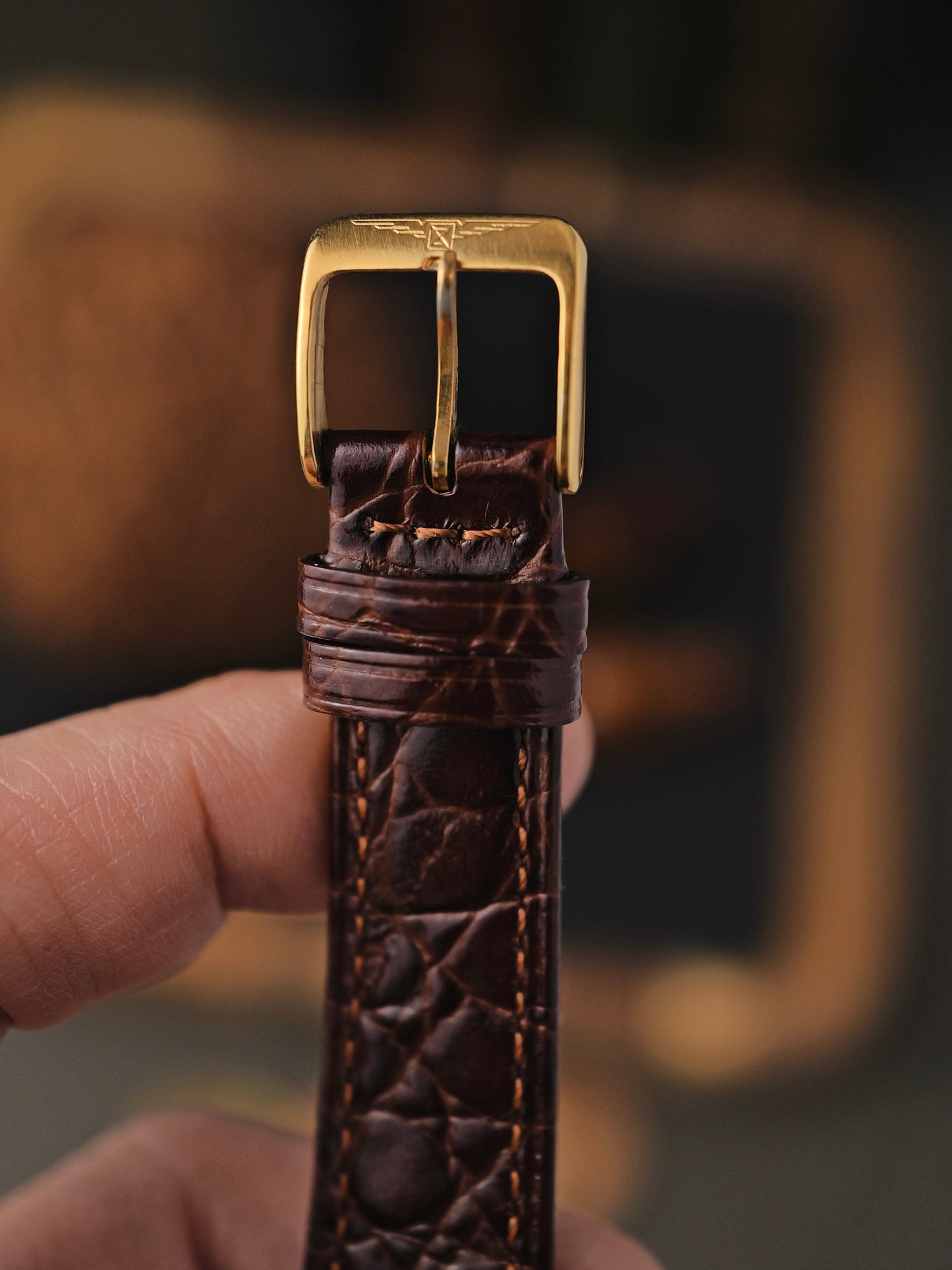 Longines “Octagon” Black Gilt Romans Ref. 3209 (circa 1980s)