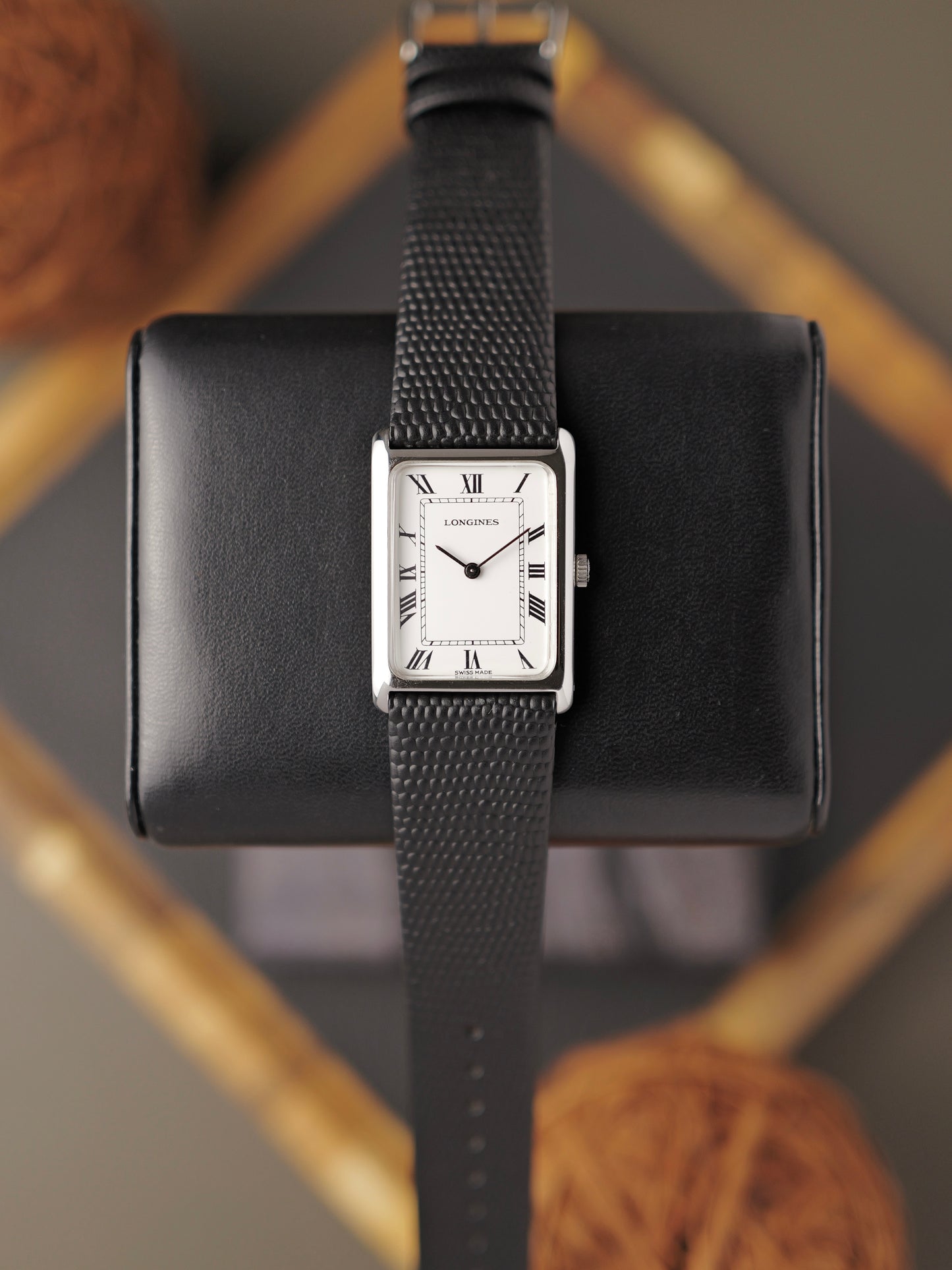 Longines "Tank" White Roman Dial Ref. 5038-1 (circa 1970s)