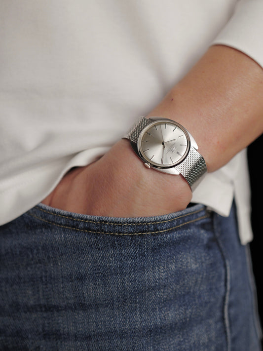 IWC C-Case Integrated Bracelet Ultrathin Ref. 1419 (circa 1970s)