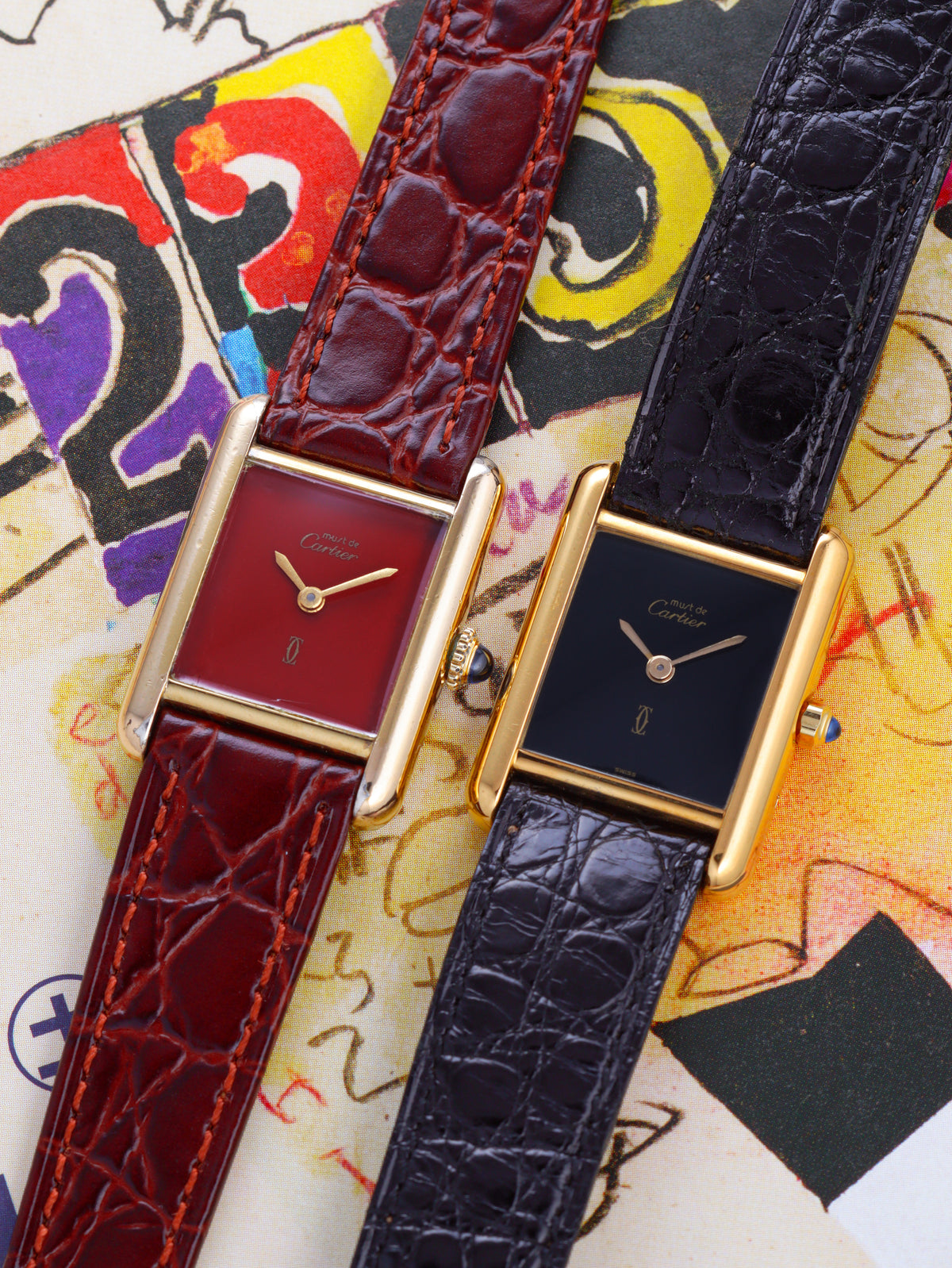 Cartier Must De Cartier Tank Vermeil SM Ref. 366001 (Circa 1990s)