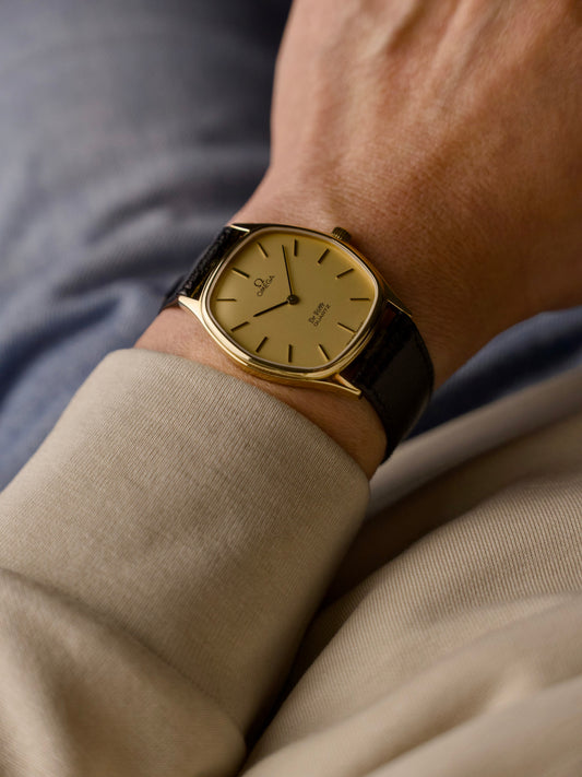 Omega De Ville “Tonneau” Travel Watch Ref. 191.0074.1 (Circa 1969)