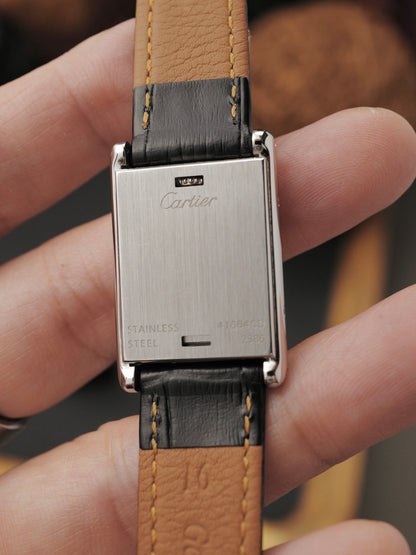 Cartier Tank Basculante SM FULL SET Box & Papers Ref. 2386 (circa 1999)