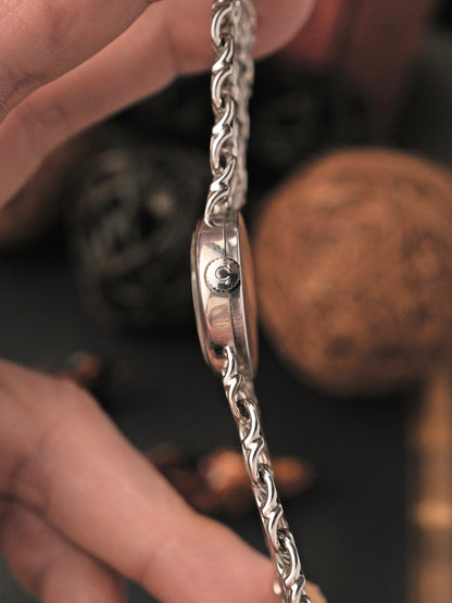 Omega De Ville Jeux D’Argent “Grima” Sterling Silver Watch & Bracelet Ref. RS711.1903 (circa 1972)