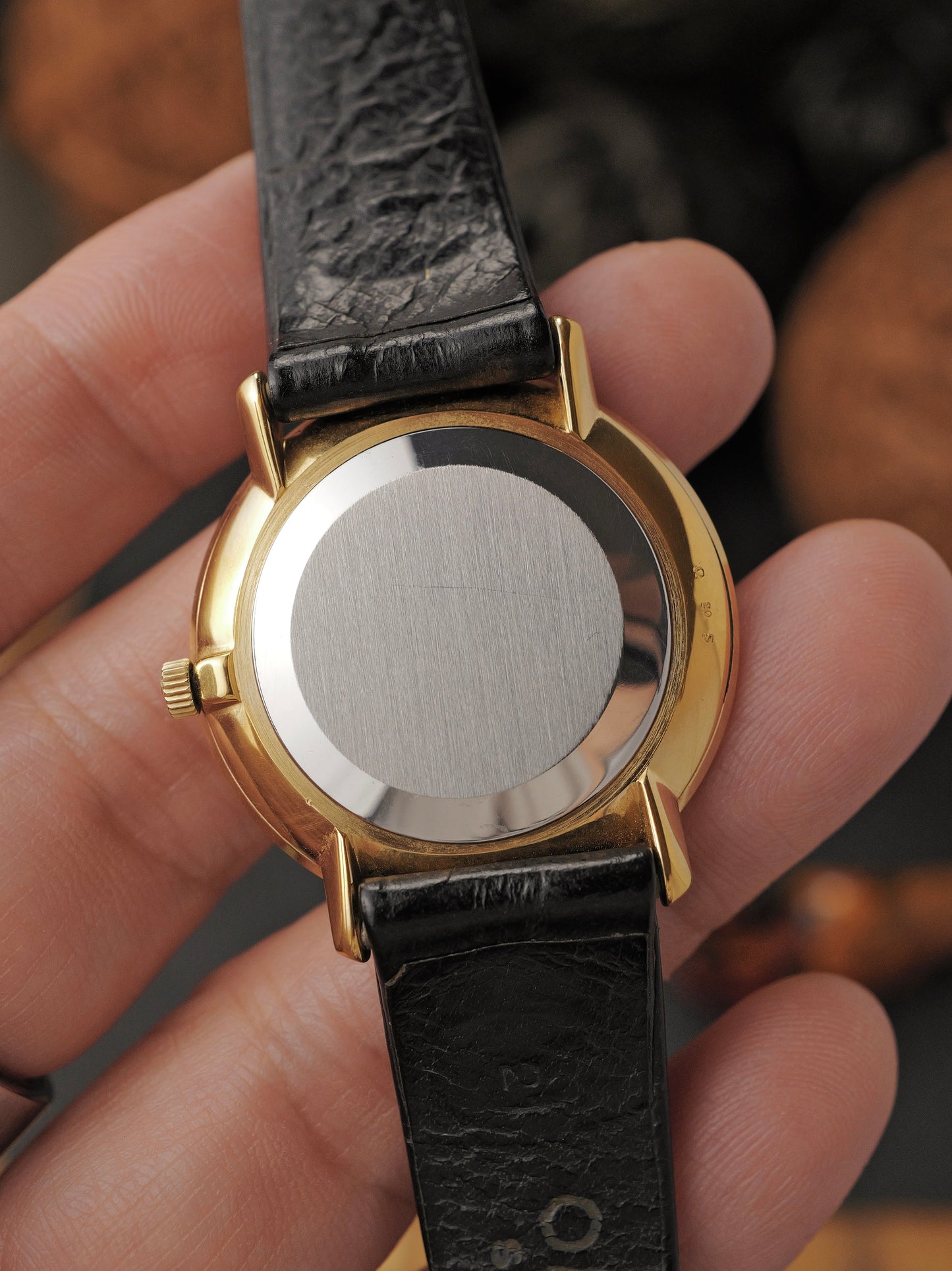 Omega De Ville “Calatrava” White Roman Lacquer Dial w/ Box Ref. 111.077 (circa 1974)