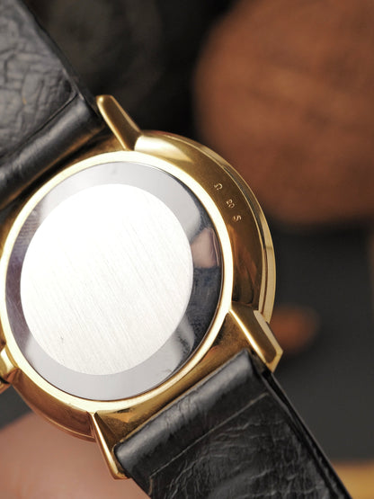 Omega De Ville “Calatrava” White Roman Lacquer Dial w/ Box Ref. 111.077 (circa 1974)