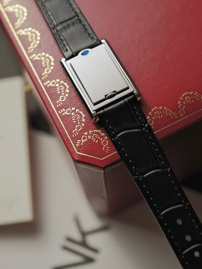 Cartier Tank Basculante SM FULL SET Box & Papers Ref. 2386 (circa 1999)