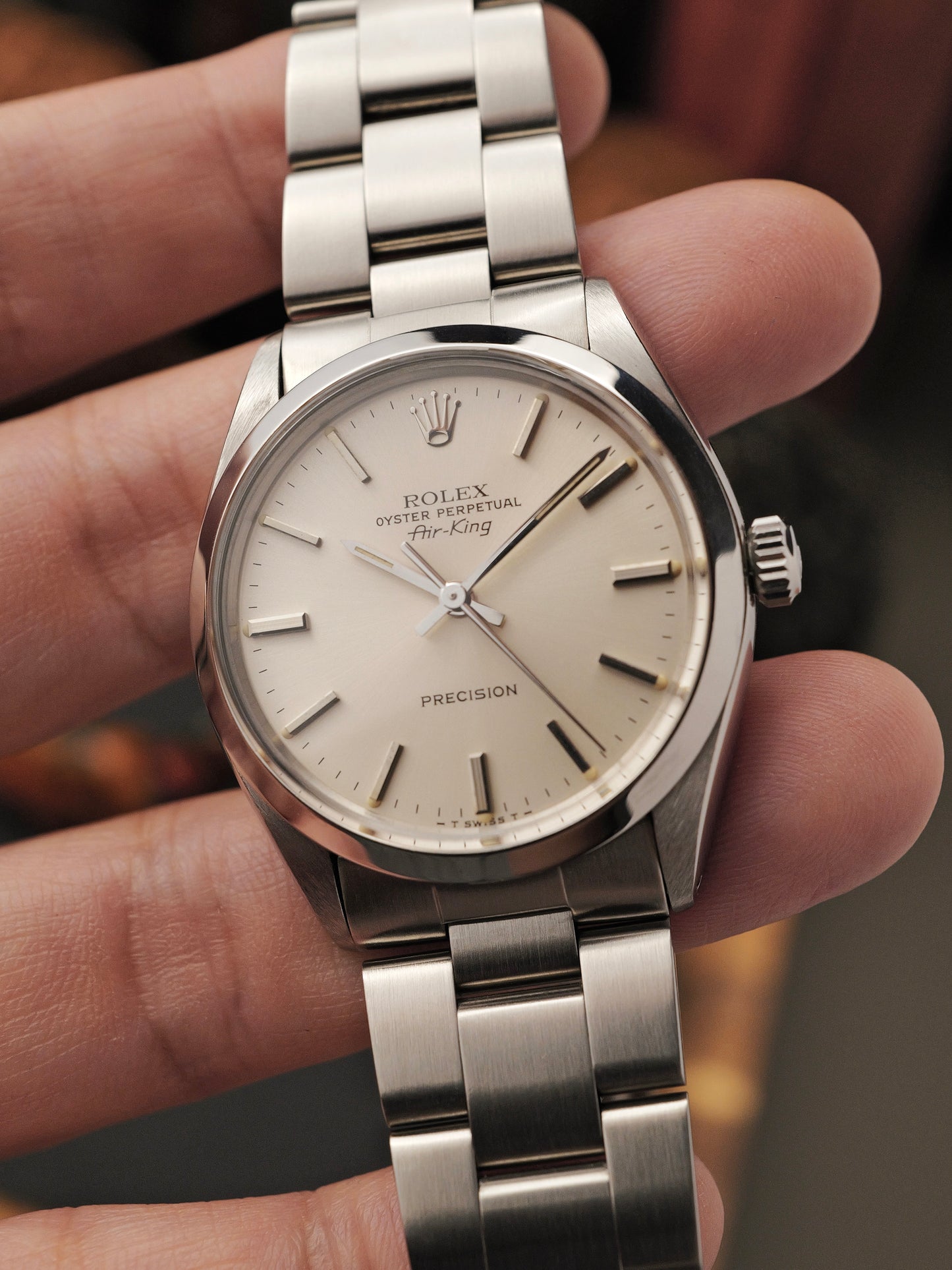 Rolex Oyster Perpetual Air-King Precision w/ Box and Rolex Service Papers Ref. 5500 (circa 1981/2)