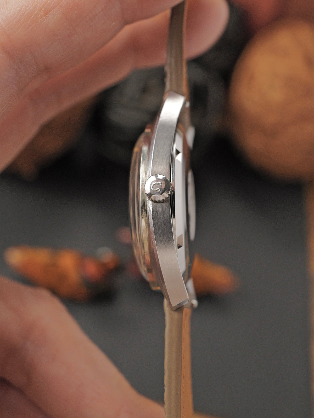 Omega Constellation C Steel Day-Date “Silver Linen” Ref. 168.029 (circa 1969)