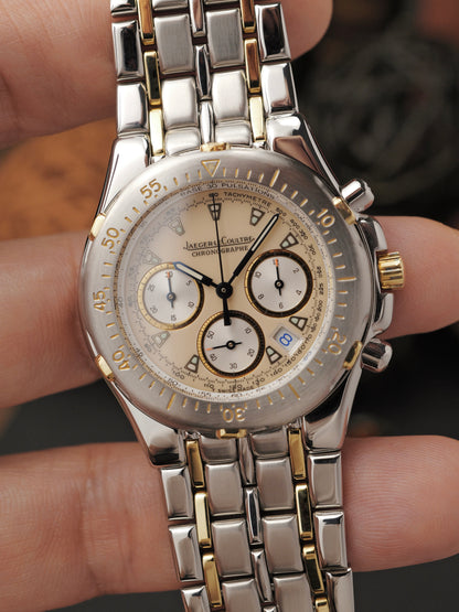 Jaeger-LeCoultre Kryos Chronographe Diver Steel + 18K Yellow Gold FULL SET Ref. 305.5.31 (circa 2004)