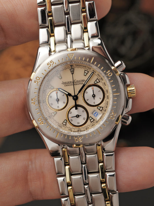 Jaeger-LeCoultre Kryos Chronographe Diver Steel + 18K Yellow Gold FULL SET Ref. 305.5.31 (circa 2004)