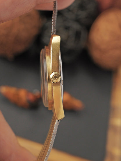 Omega Constellation C Gold-Capped Day-Date “Champagne Linen” Ref. 168.029 (circa 1969)