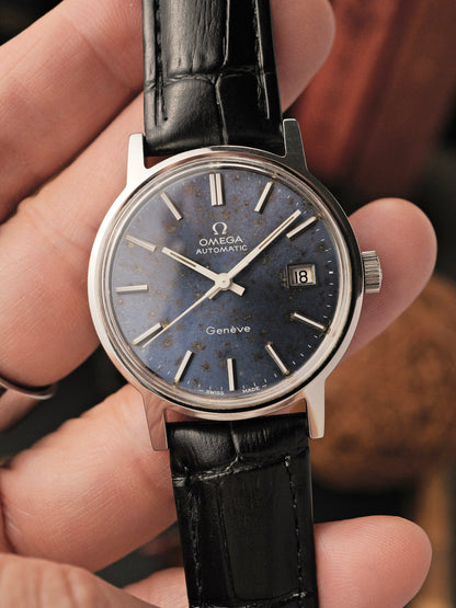 Omega Genève “Blue Patina Dial" Ref. 166.0098 (circa 1973)