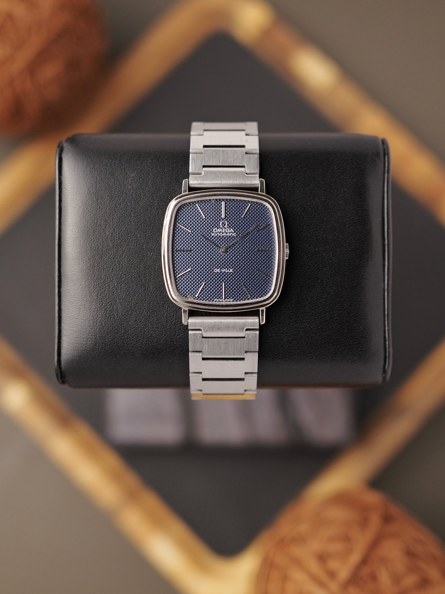 Omega De Ville “Squircle” Blue Clous de Paris Dial Ref. 151.0045 (circa 1972)