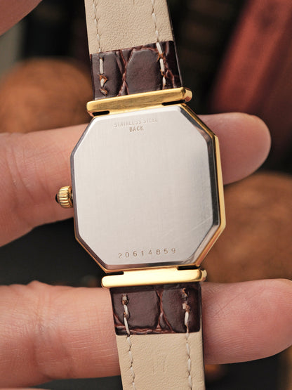 Longines “Octagon” White Roman Ref. 3209 (circa 1980s)