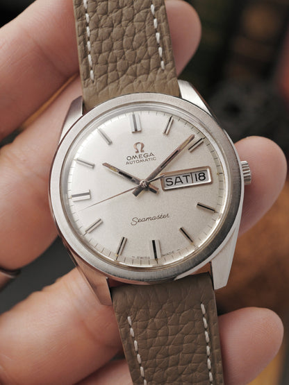 Omega Seamaster Silver Dial “Jumbo” Automatic Day-Date Ref. 166.032 (circa 1969)