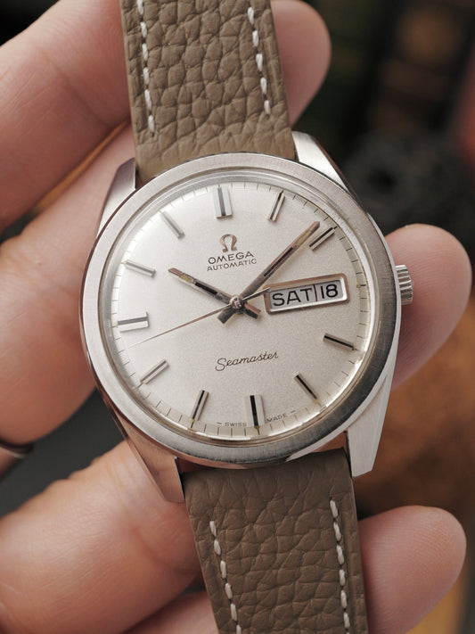 Omega Seamaster Silver Dial “Jumbo” Automatic Day-Date Ref. 166.032 (circa 1969)