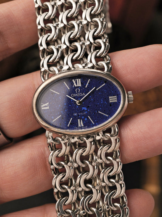 Omega De Ville Jeux D’Argent “Grima” Sterling Silver Watch & Bracelet Ref. RS711.1903 (circa 1972)