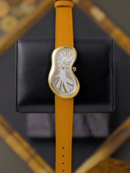 Exaequo Softwatch “Dali” 2nd Series White Gilt (circa 1990s)