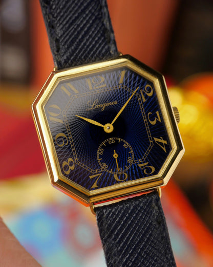 Longines “Octagon Blue Breguet” Ref. 5097 (Circa 1977)