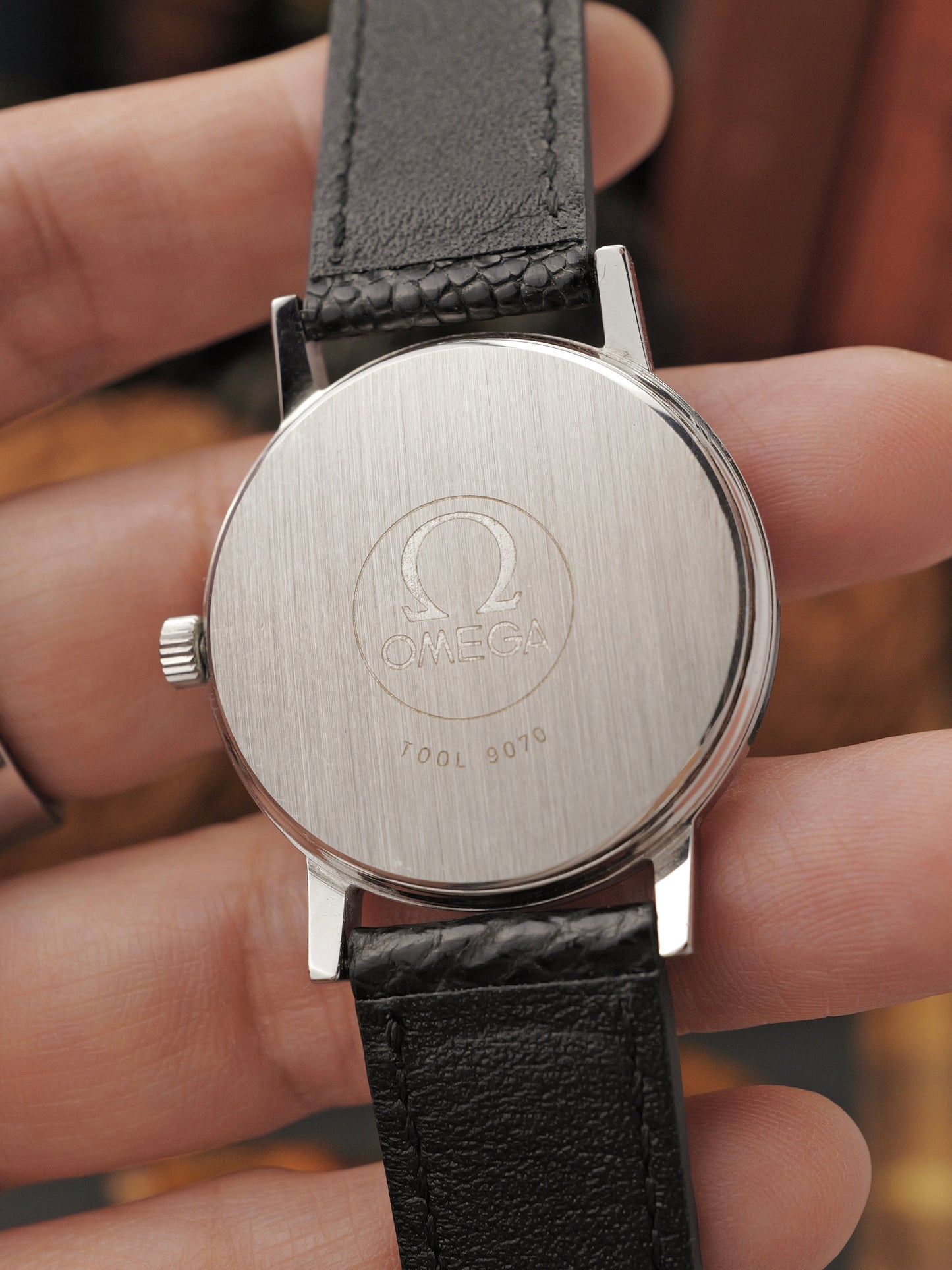 Omega Geneve Grey Dial Date Ref. 136.0104 (circa 1975)