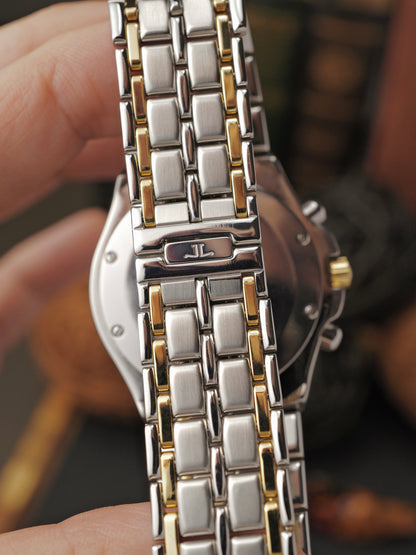 Jaeger-LeCoultre Kryos Chronographe Diver Steel + 18K Yellow Gold FULL SET Ref. 305.5.31 (circa 2004)