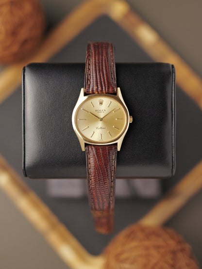 Rolex Cellini “Oval Tonneau” 18K Gold Ref. 3802 (circa 1969)