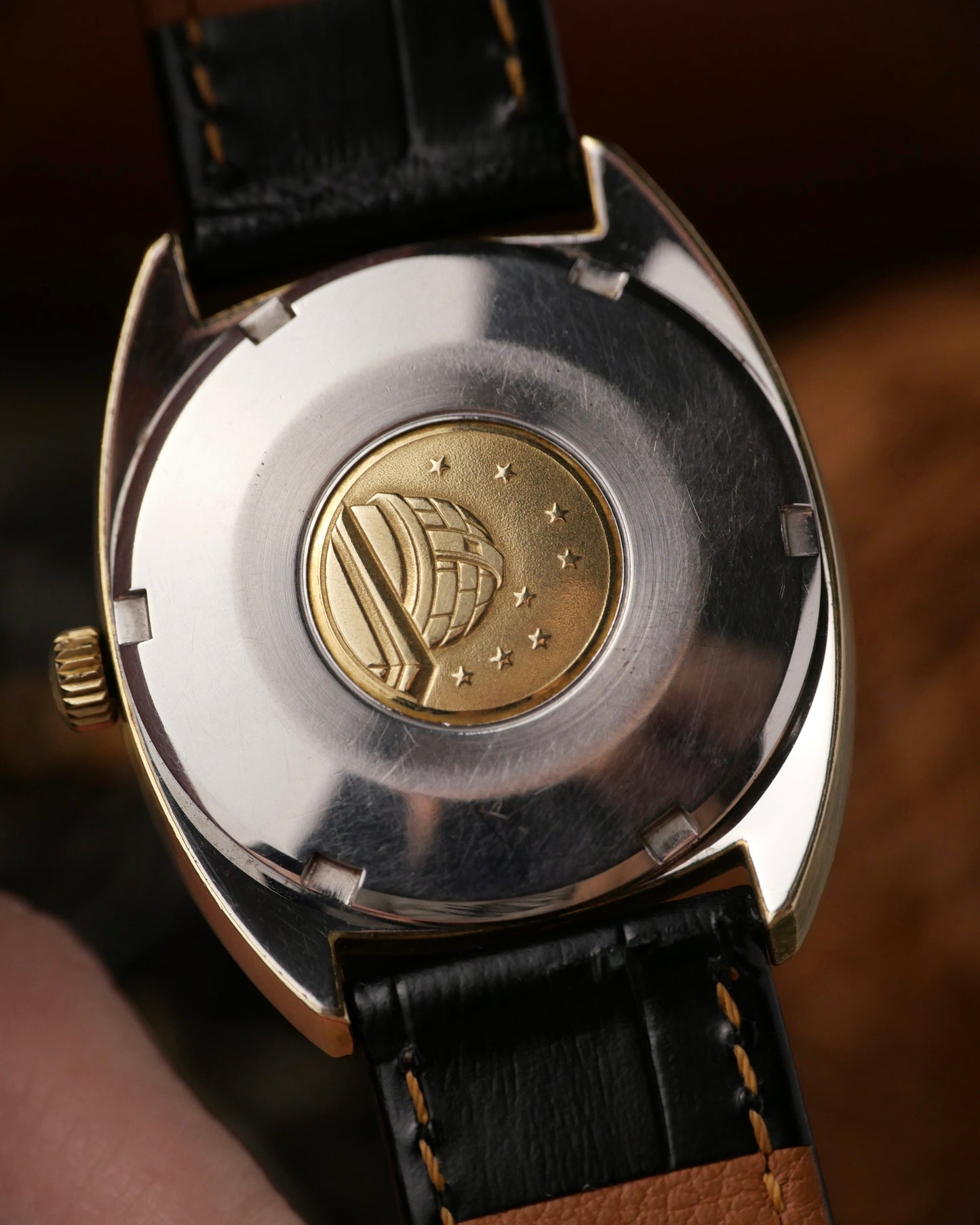 Omega Constellation Gold “C” Case Silver Linen Dial Ref. 168.027 (circa late 1960s)