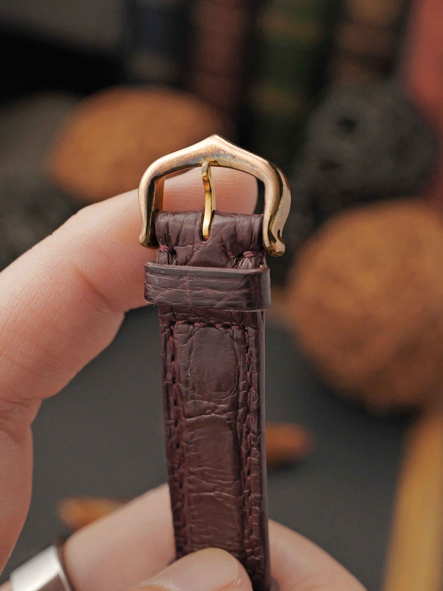 Cartier Must de Cartier Tank Vermeil “Burgundy” SM (circa late 1970s)