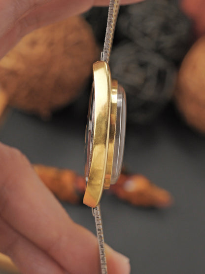 Omega Constellation C Gold-Capped Day-Date “Champagne Linen” Ref. 168.029 (circa 1969)