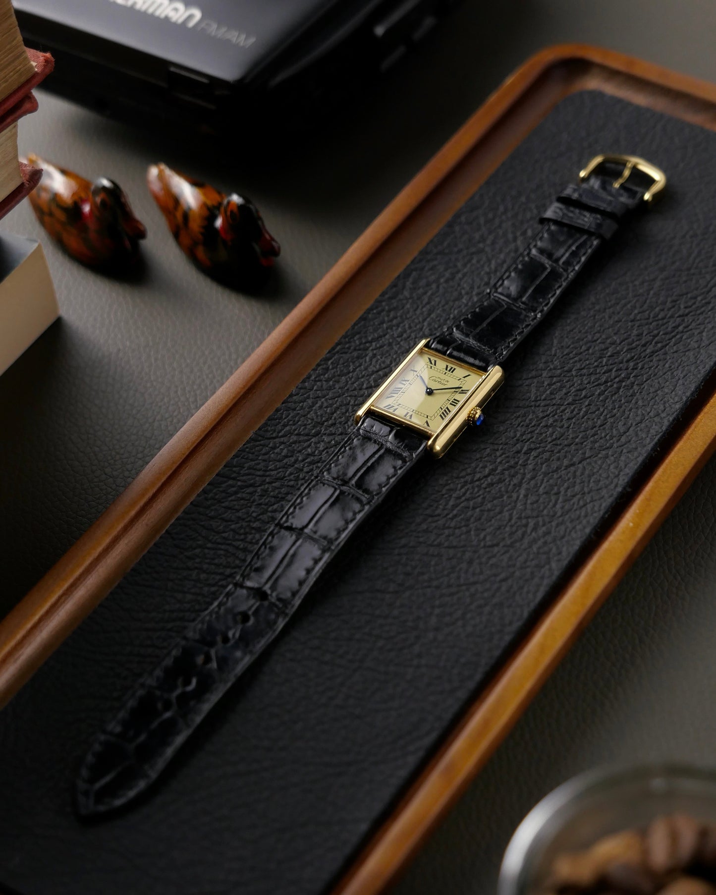 Cartier Tank Must de Cartier Vermeil Champagne LM Ref. 590005 (circa 1991)