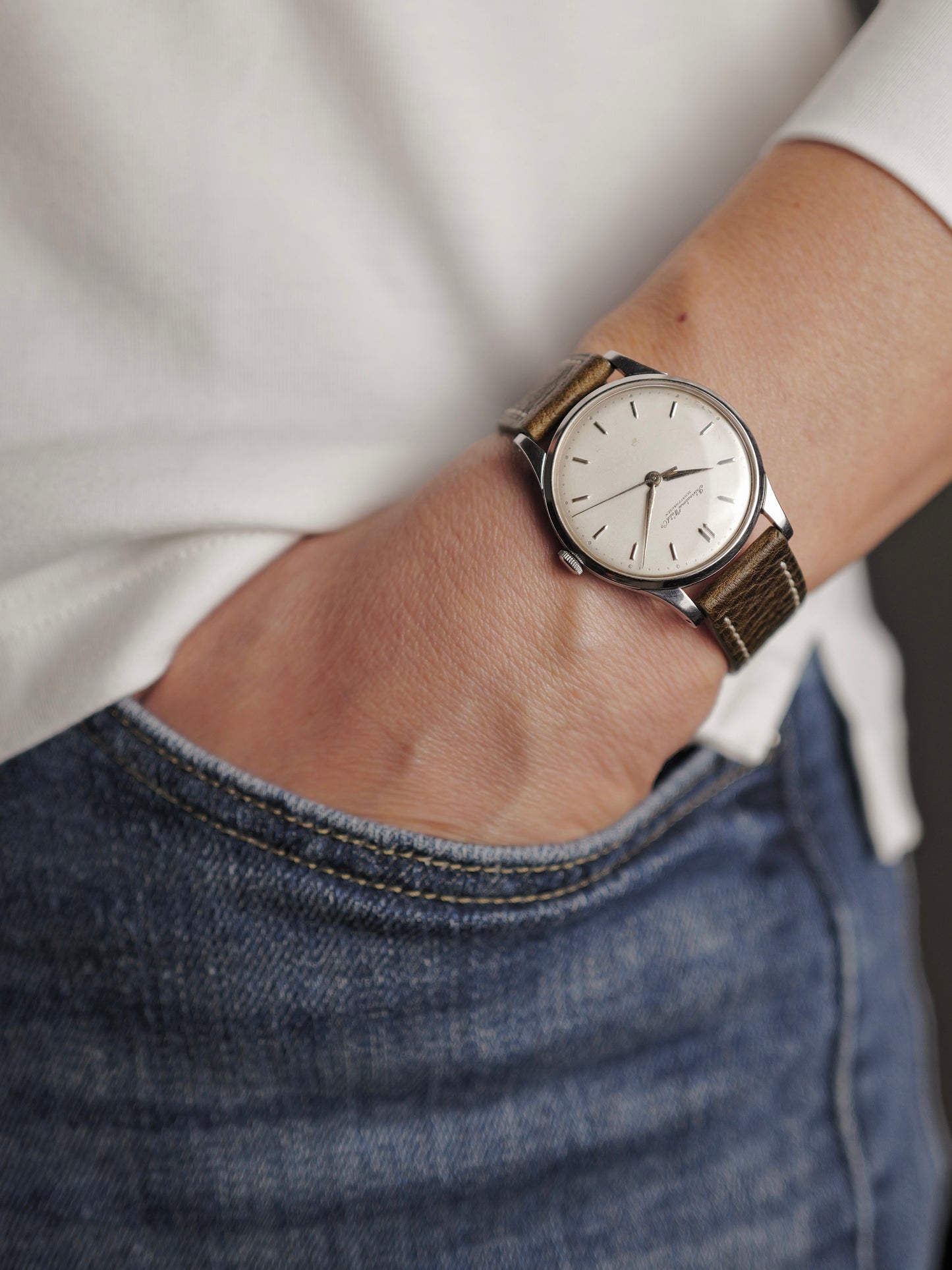 IWC “Calatrava” in Steel Cal. 89 (circa 1950s)