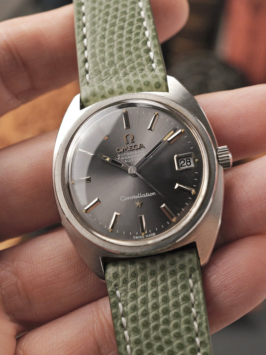 Omega Constellation C Steel Date “Anthracite Sunburst” Ref. 168.017 (circa 1969)
