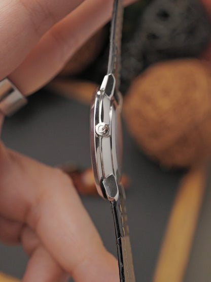 Omega De Ville "Floral Silver Dial" Ref. 111.0107 (circa 1973)
