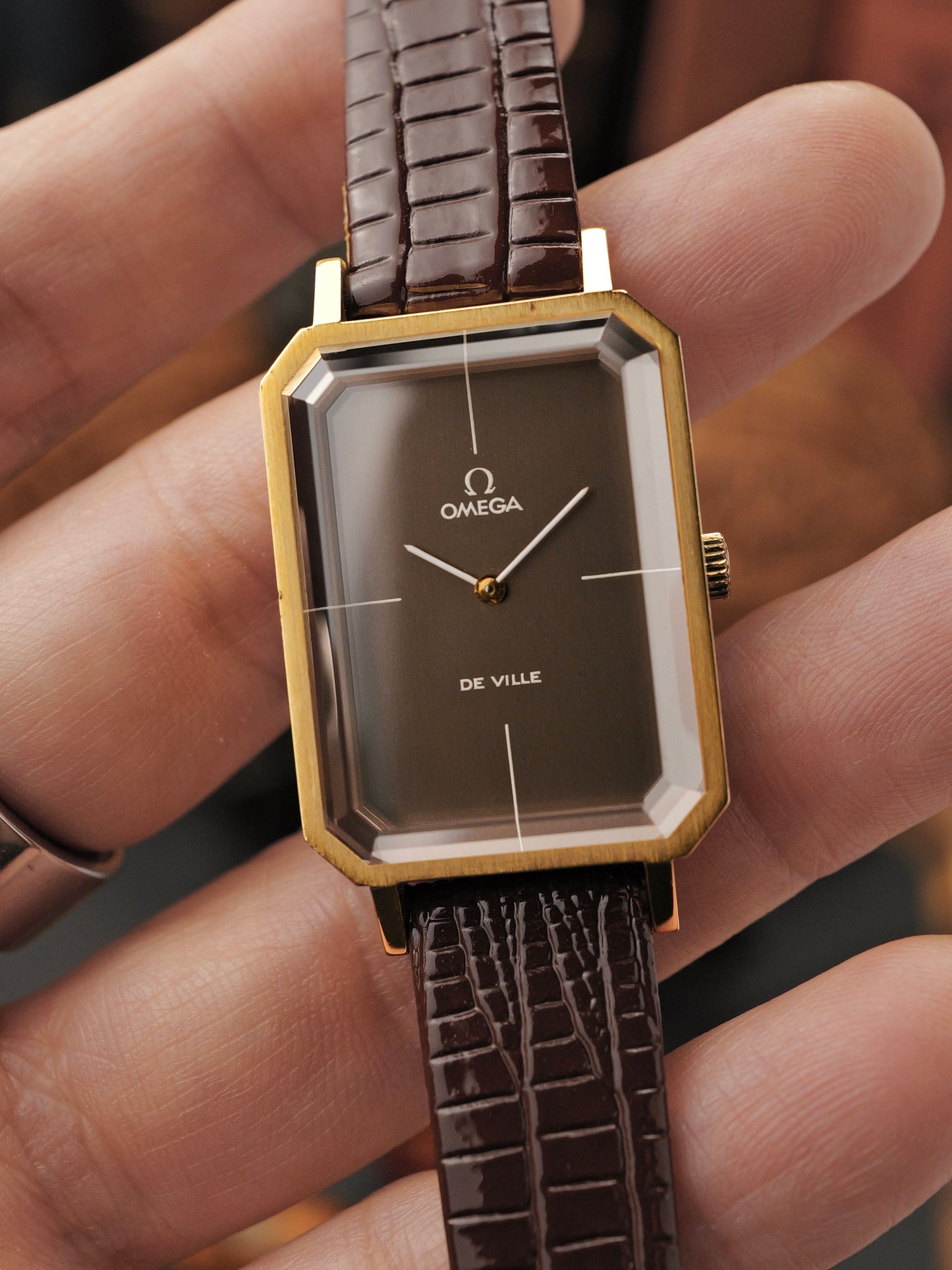 Omega De Ville “Grima” Chocolate Taupe Dial Ref. 511.0378 (circa 1973)