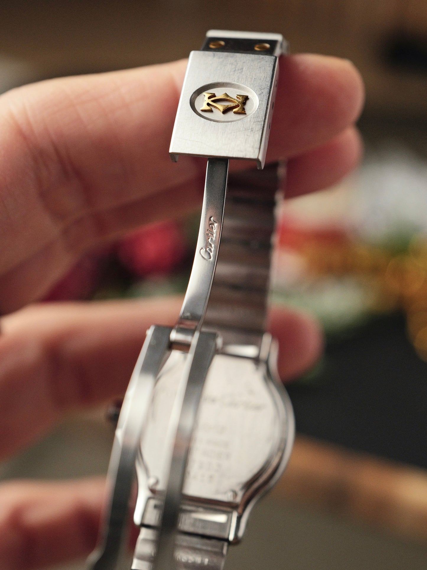 Cartier Santos Octagon Steel & 18K Gold SM Ref. 187903 (circa 1980s)