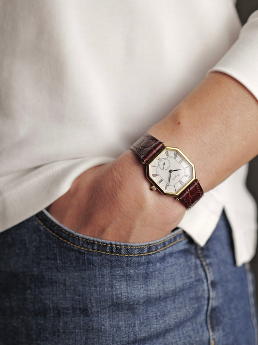Longines “Octagon” White Roman Ref. 3209 (circa 1980s)