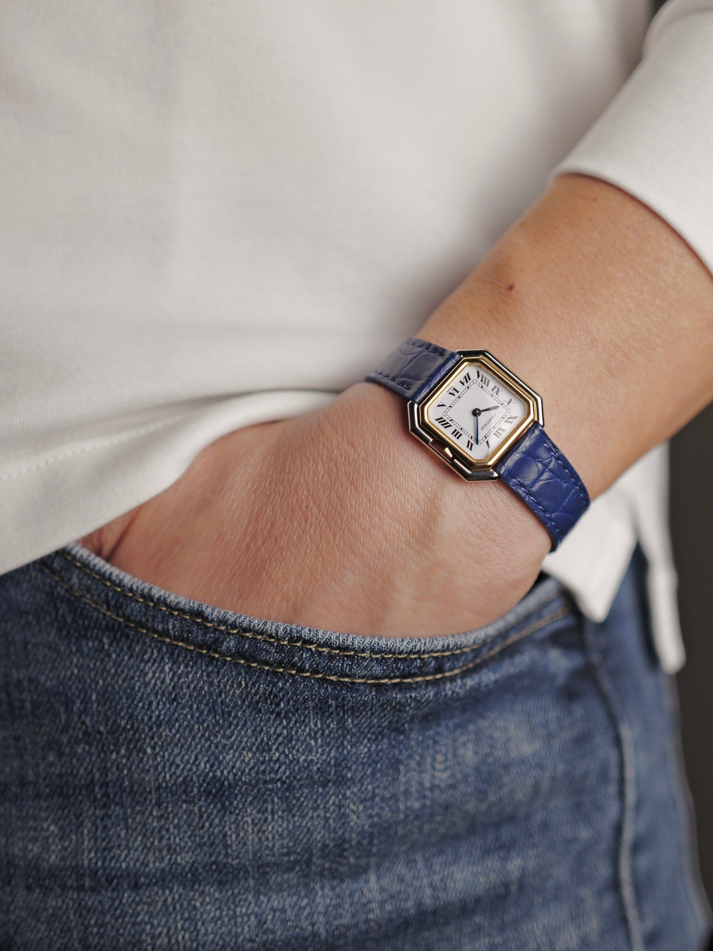 Cartier Ceinture Deux Ors 18K White & Yellow Gold Small Ref. 7821 (circa late-1970s)