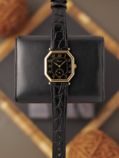 Longines Octagon Large “Black Breguet” Ref. 3209 (circa 1980s)