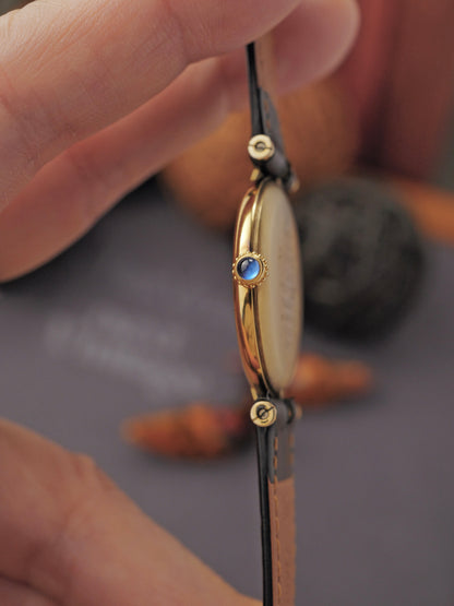 Cartier Vendôme Vermeil Trinity Dial LM Ref. 590003 (circa 1990s)