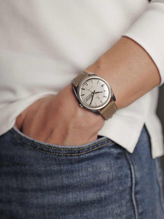 Omega Seamaster Silver Dial “Jumbo” Automatic Day-Date Ref. 166.032 (circa 1969)