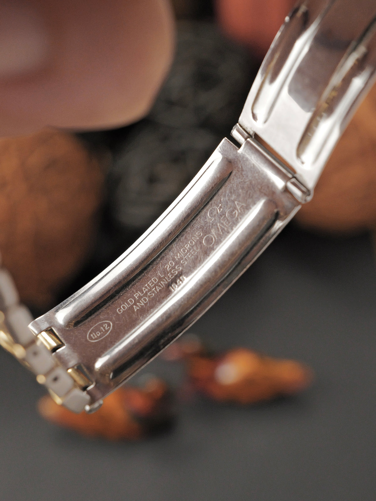 Omega Constellation C Gold-Capped Day-Date “Warm Silver Sunburst” Brick Bracelet Ref. 168.017 (circa 1966)