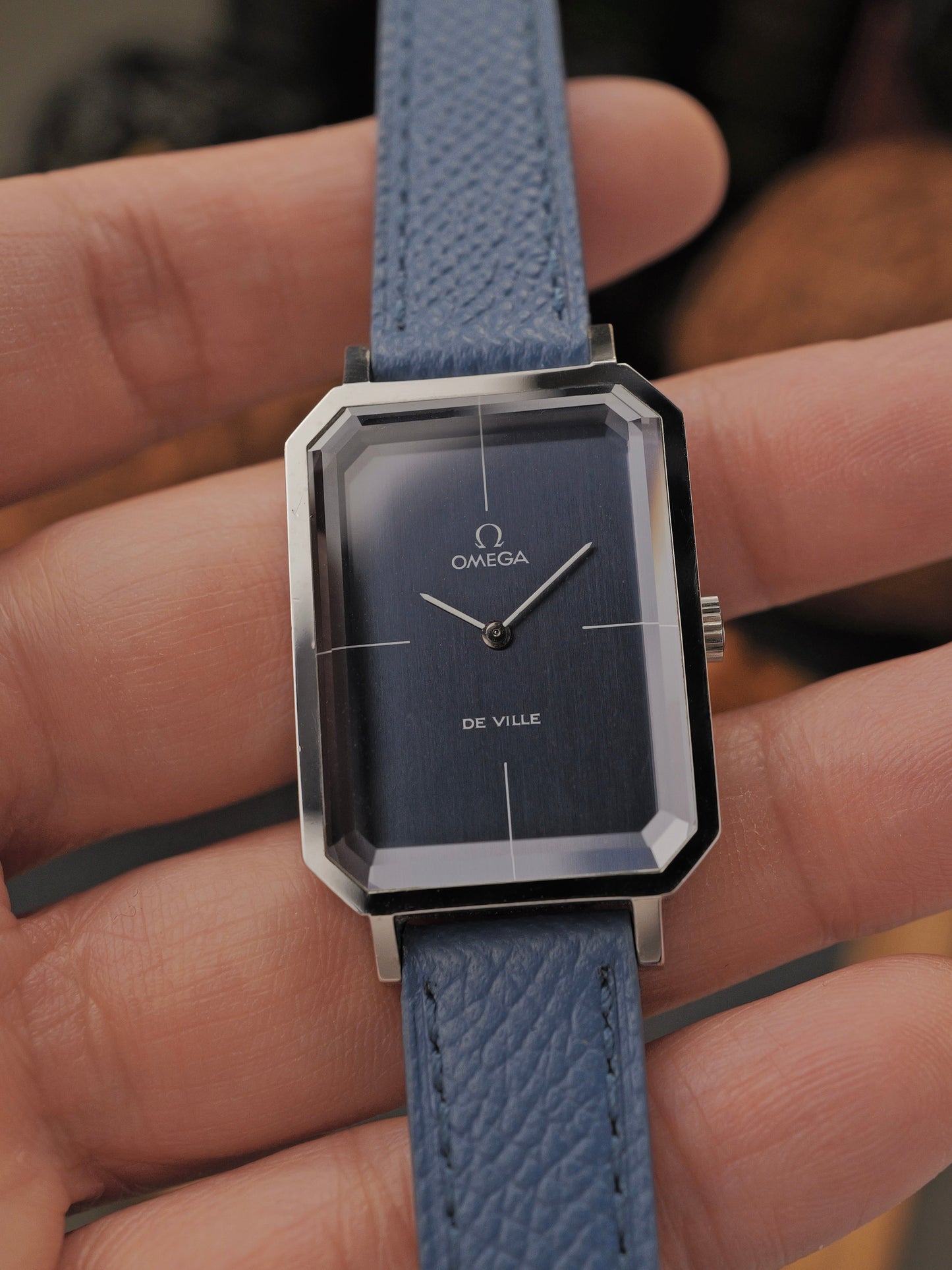 Omega De Ville “Andrew Grima” Blue Dial Ref. 511.0378 (circa 1972)