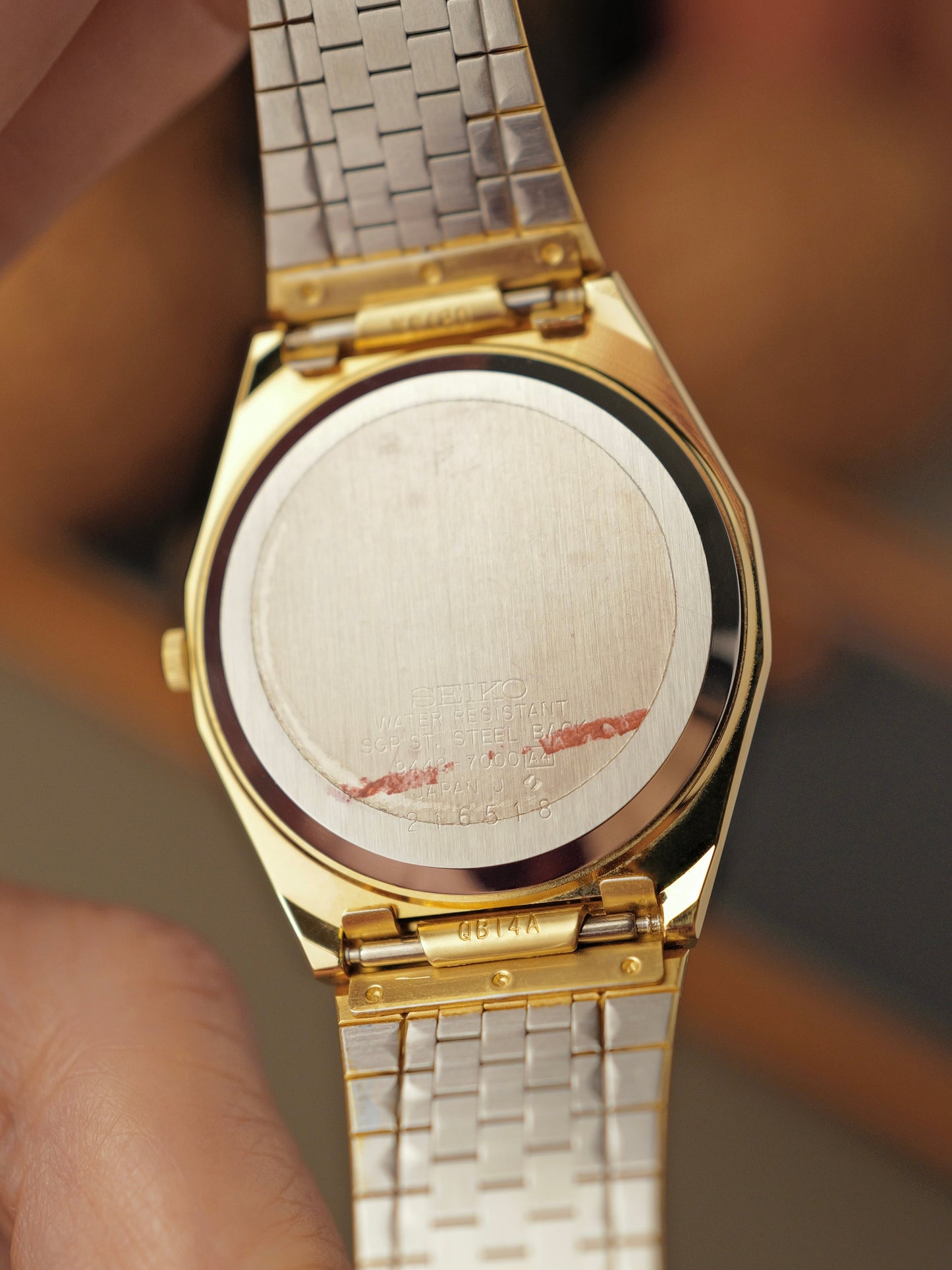 King Seiko Twin Quartz “Pinstripe Dial” w/ Box and Papers 9443-7000SGP (c. 1982)