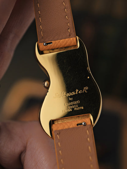 Exaequo Softwatch “Dali” 2nd Series White Gilt (circa 1990s)