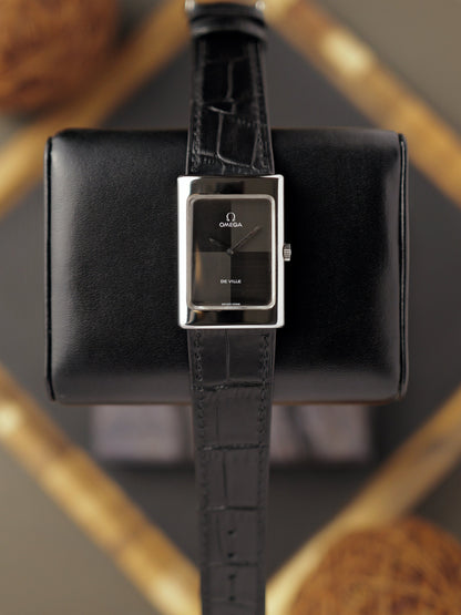 Omega De Ville “Tank” Two Tone Quadrant Dial Ref. 111.0112 (circa 1973)