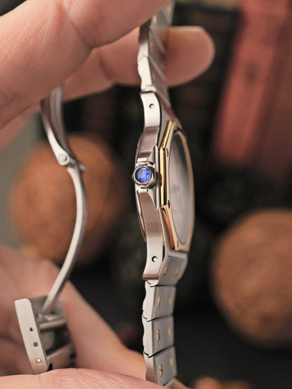 Cartier Santos Octagon Steel & 18K Gold LM Ref. 187902 (circa 1990s)