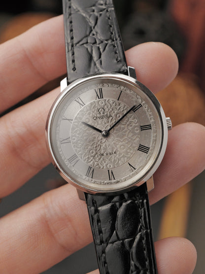 Omega De Ville "Floral Silver Dial" Ref. 111.0107 (circa 1973)