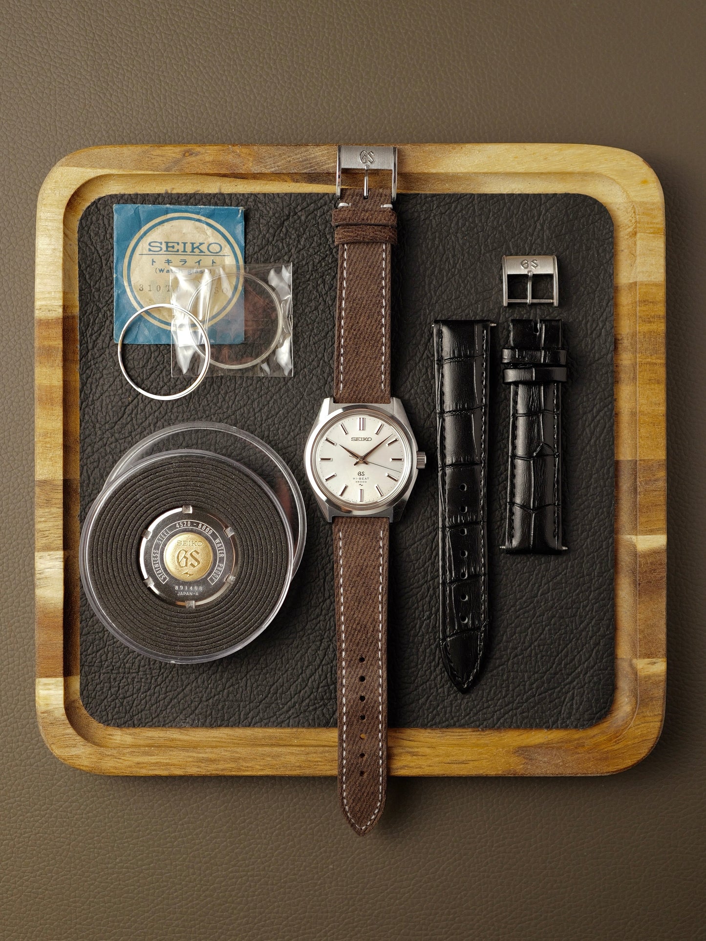 Grand Seiko “No-Date 45GS” Hi-Beat w/ Many Extras Ref. 4520-8000 (1968)