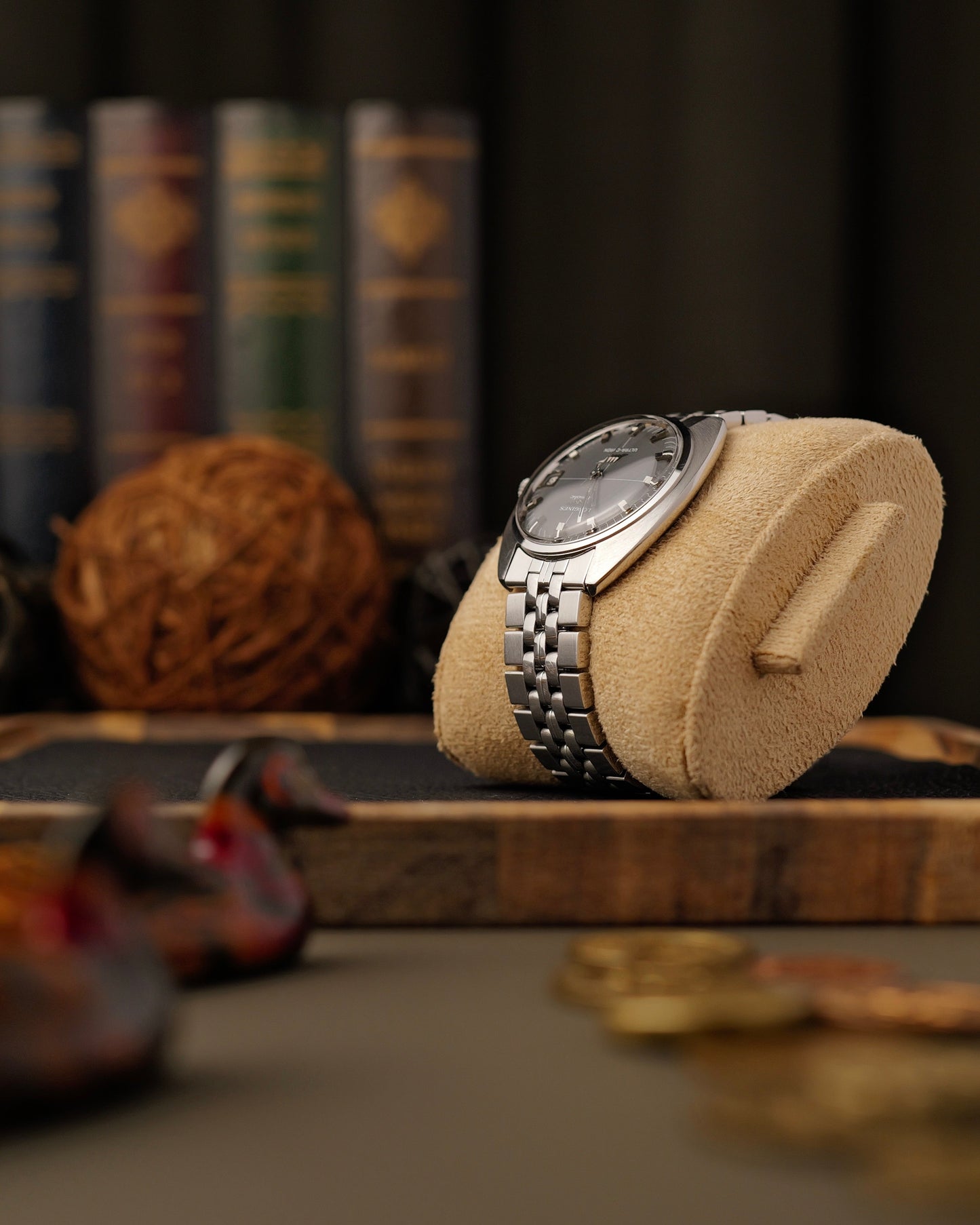Longines Ultrachron Cushion Case Matte Grey Dial Ref. 8317 (circa late 1960s)